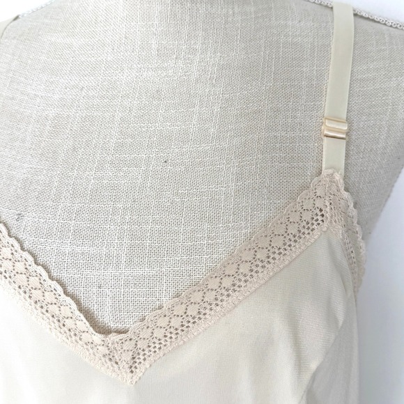 Vintage Cream‎ Lace Inset Cami Small Cream - Picture 3 of 6
